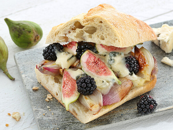 Rezept Fruchtiges Schalotten Kaesesandwich