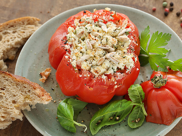 Rezept Gefuellte Tomaten mit Schafskaese