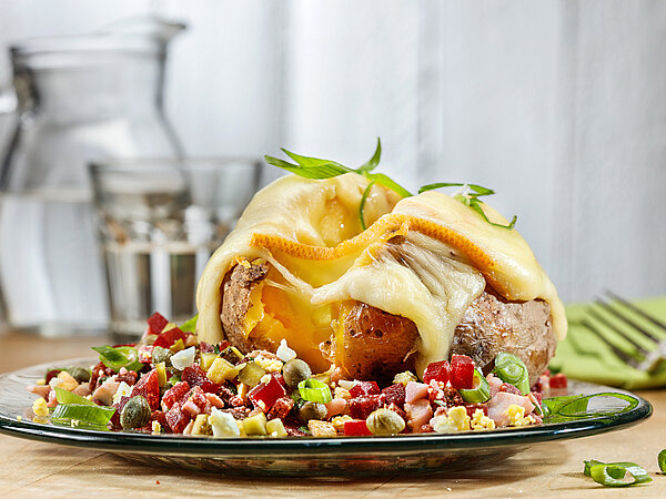 Rezept Ofenkartoffel mit Rote Bete