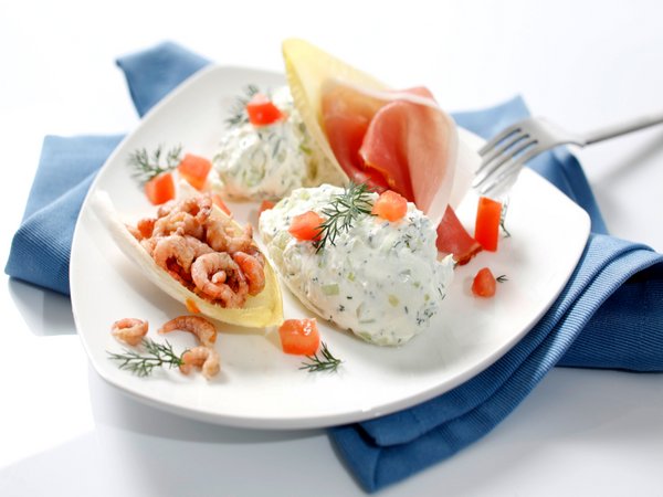 Rezept Chicoreeschiffchen mit Dill