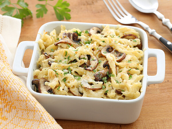 Rezept Pilz Kaesespaetzle