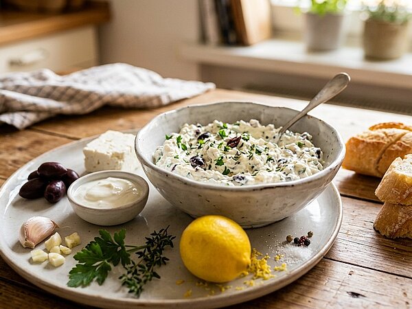 Schafskäse dip creme