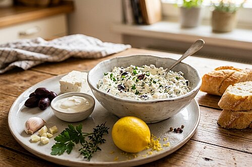 Schafskäse dip creme