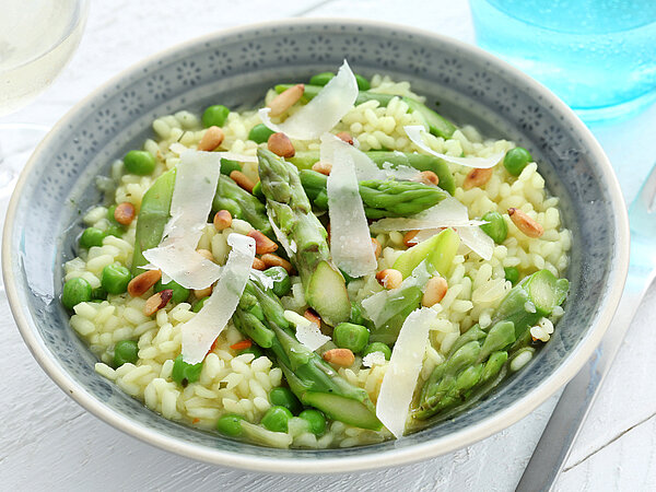 Rezept Risotto mit gruenem Spargel