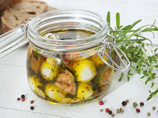 Rezept Eingelegter Mozzarella