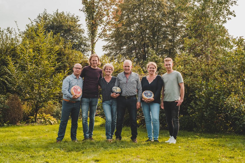 Familie ten Dam der Aurora Biokäserei