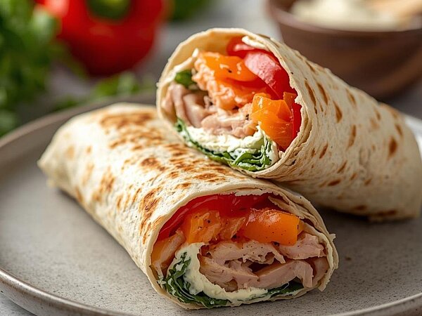 wraps Frischkäse Kräuter