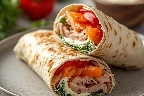 wraps Frischkäse Kräuter