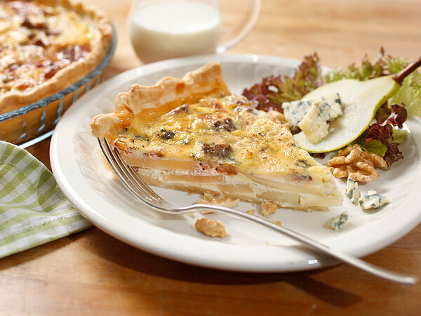 Rezept Birnentarte mit Blauschimmelkäse