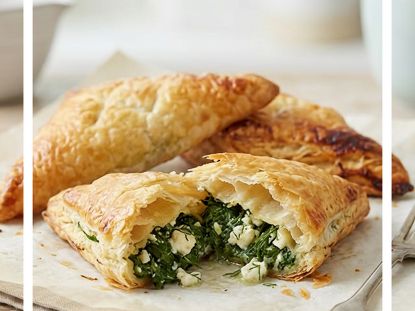 Spinat Feta Taschen Fingerfood Snack