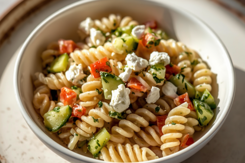 Hirtenkäse Nudelsalat feta