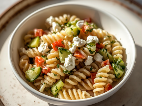 Hirtenkäse Nudelsalat feta