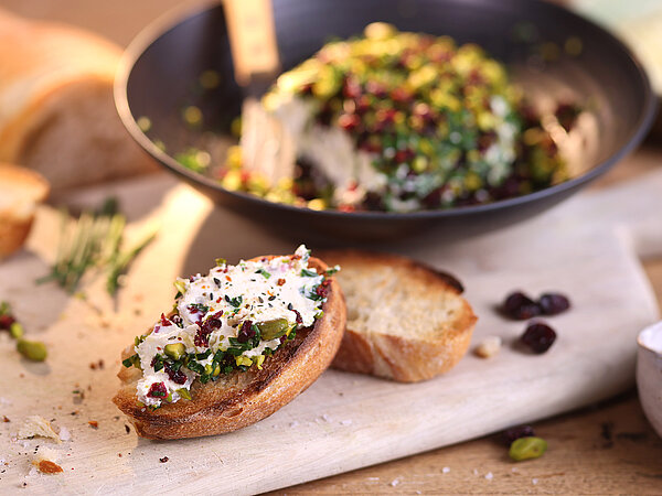 Rezeptbild zur Cranberry-Frischkäse-Creme