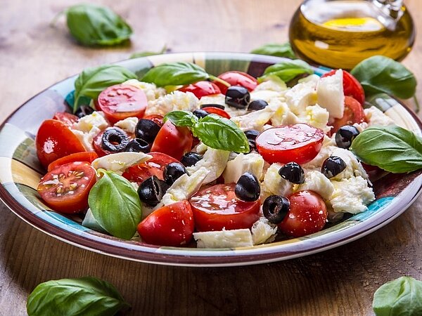 Tomatensalat büffelmozzarella mozzarella Salat