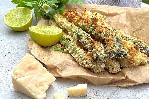 Spargel Parmesankruste Airfryer