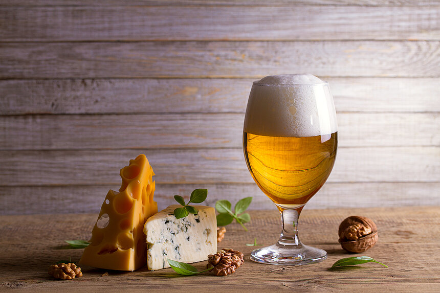 Käse und Bier kombinieren 