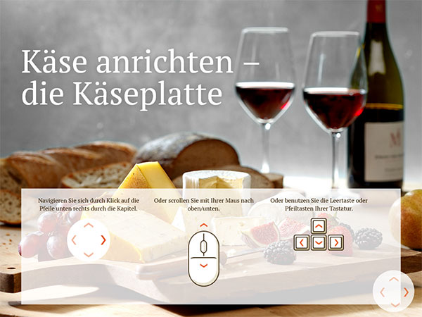 Vorschaubild Käseschichte 'Käse anrichten - die Käseplatte'