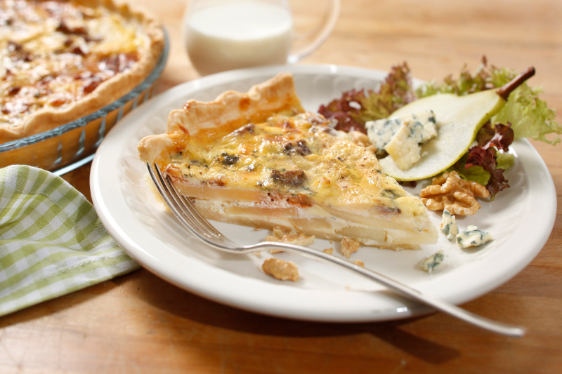 Rezept Birnentarte mit Blauschimmelkäse